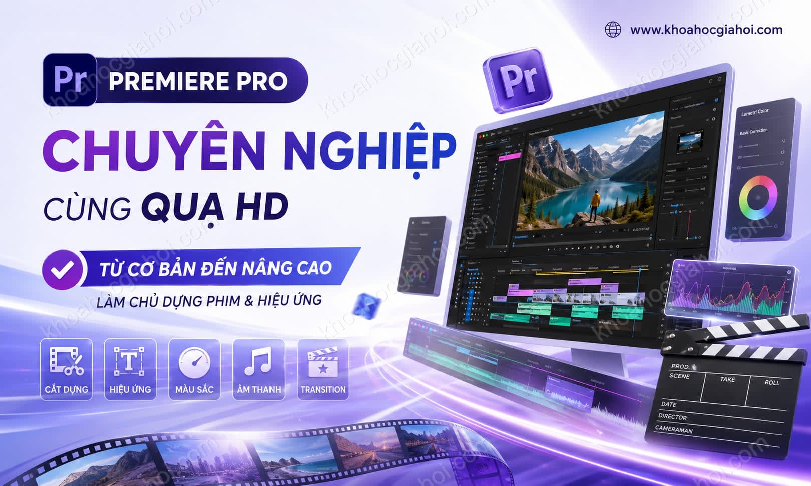 Khoá Học Premiere Pro Chuyên Nghiệp Cùng Quạ HD