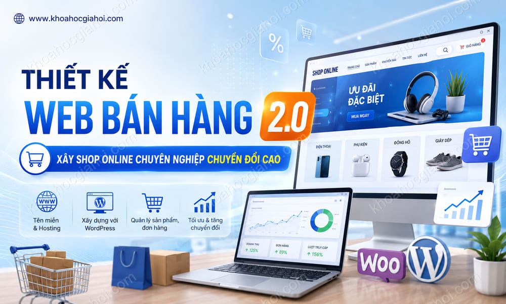 Khóa Học Thiết Kế Web Bán Hàng 2.0