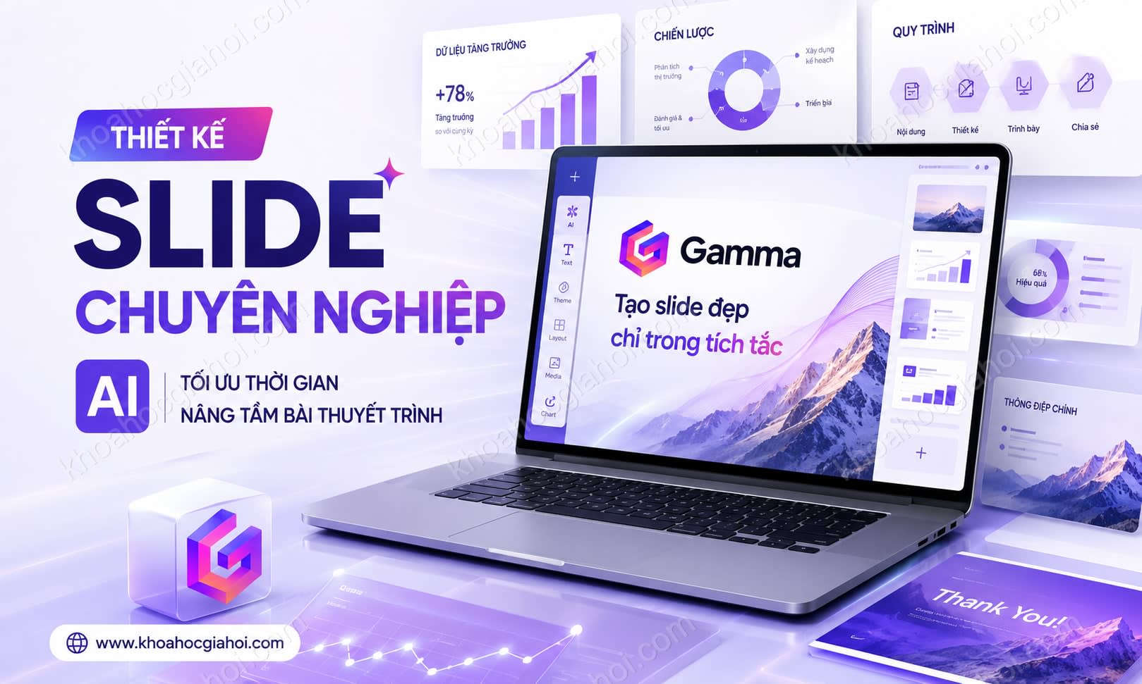 Khóa Học Thiết Kế Slide Chuyên Nghiệp Với AI