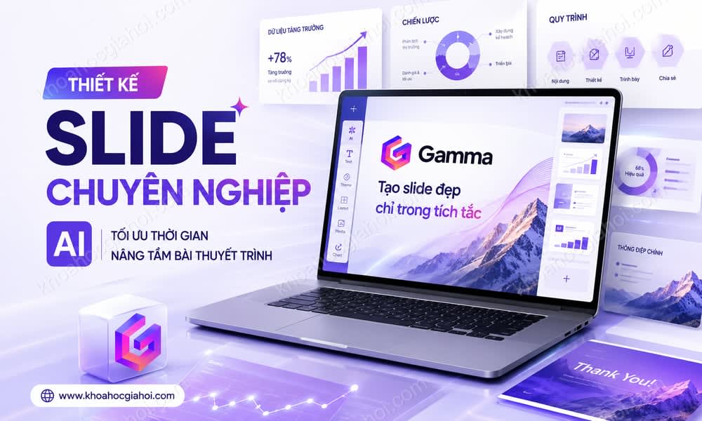 Khóa Học Thiết Kế Slide Chuyên Nghiệp Với AI