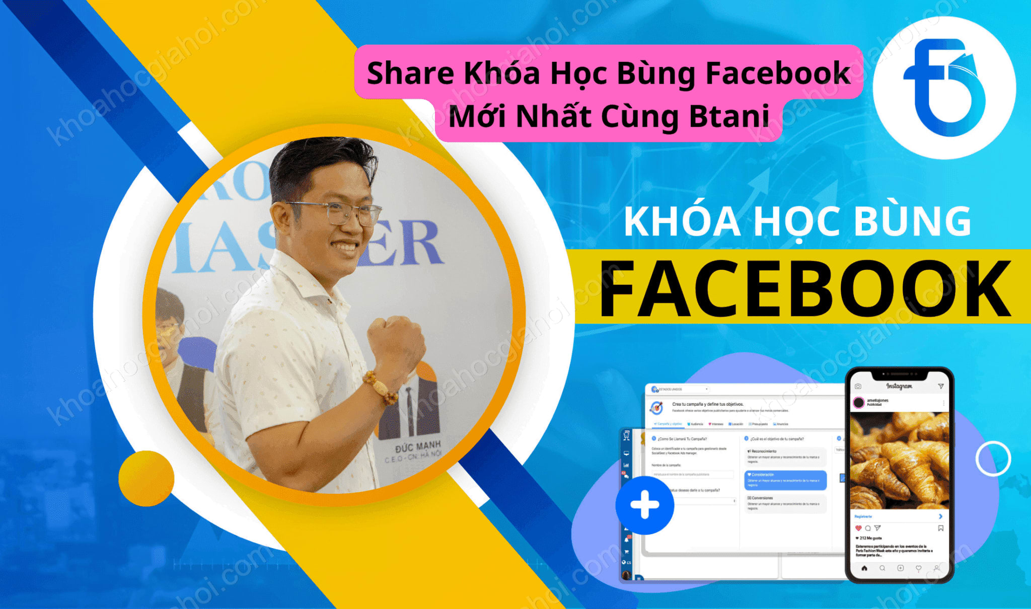 Khoá Học Bùng Facebook Cùng Btani