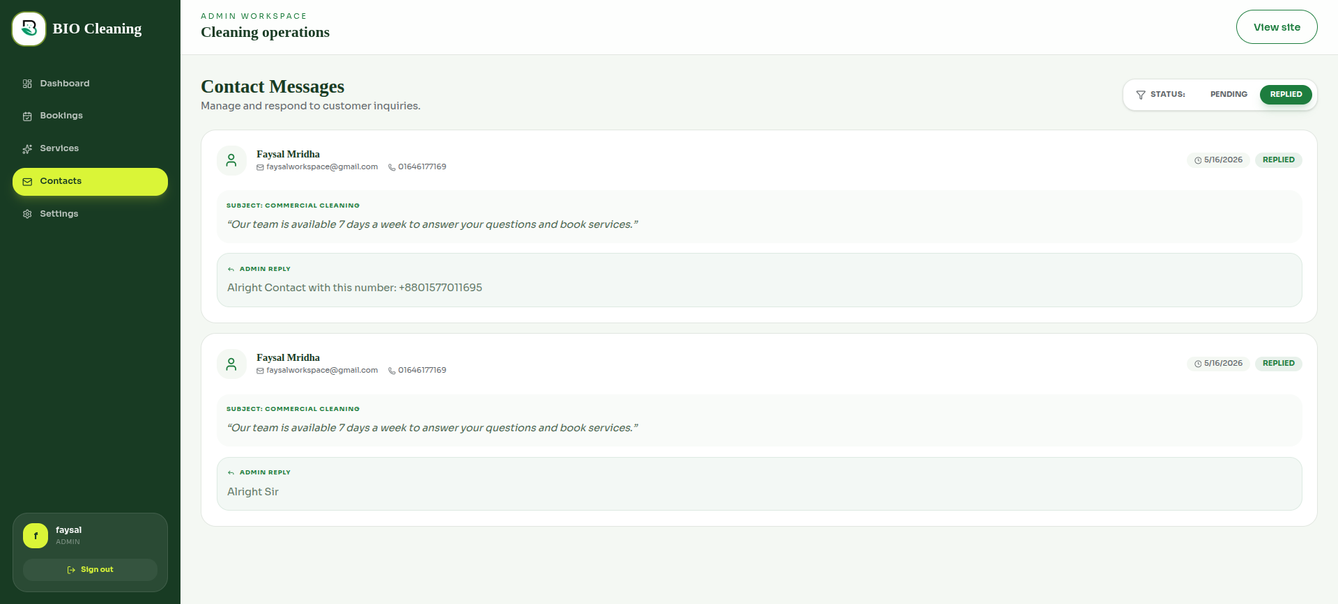 BIO Cleaning - Screenshot 6