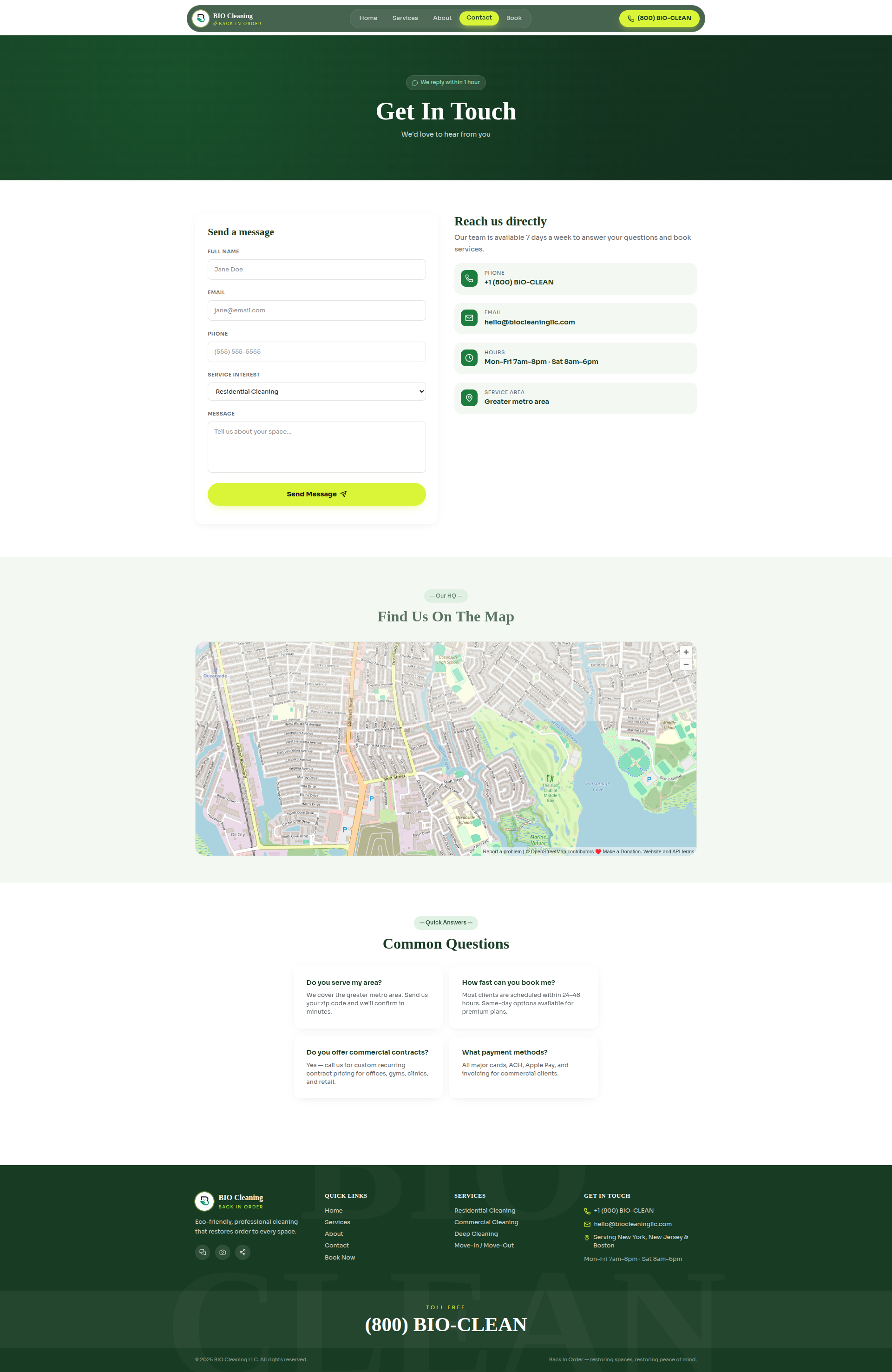 BIO Cleaning - Screenshot 3