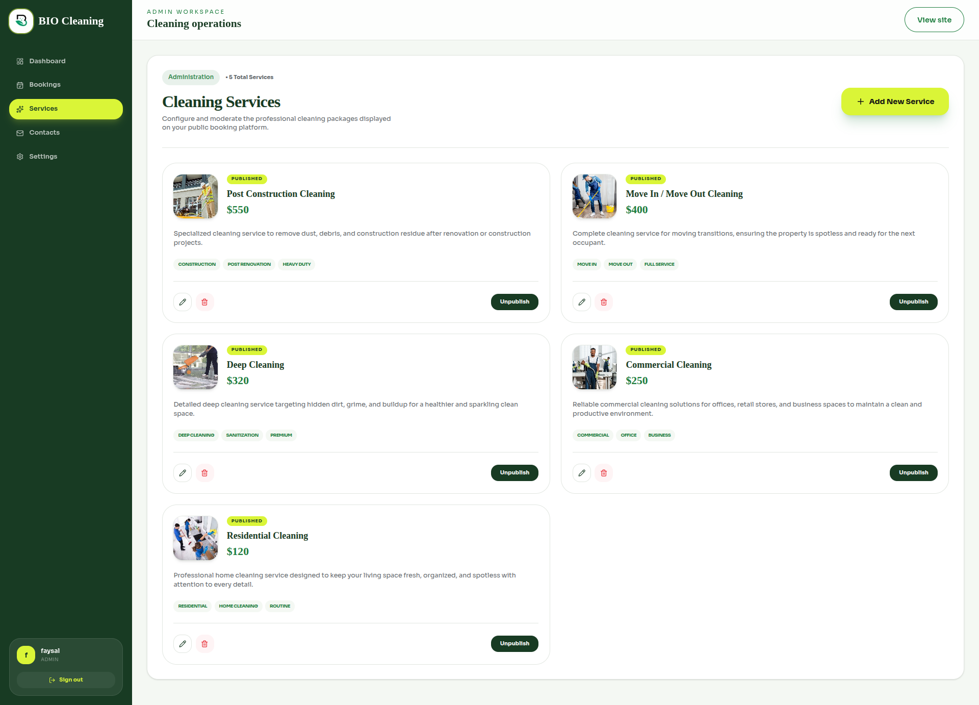 BIO Cleaning - Screenshot 4