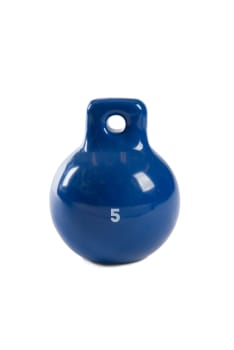 PVC-belagt stålkule 5 kg.