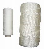 Kryssflettet Polyester 5,0 mm hvit 220 m.