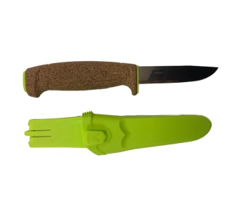 Mora flytende kniv (S) glatt egg limegrønn