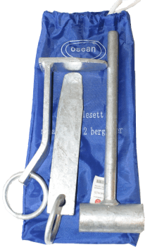 Osean Bergkilesett - 3 deler galvanisert