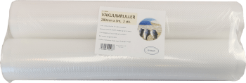 Vakuumpose 2 stk rull - 280mm x 3m