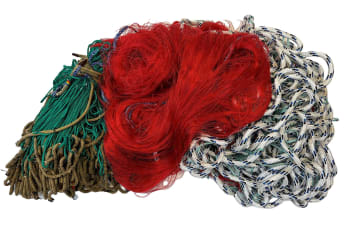 Fjordgarn Rød 55m 1,5x4  63mm  40ma m/værlandsløkker 25cm