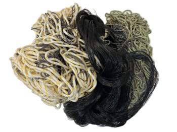 Piggvargarn 135mm sort