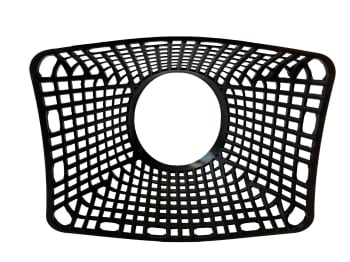 Plastkalv rektangulær 140mm