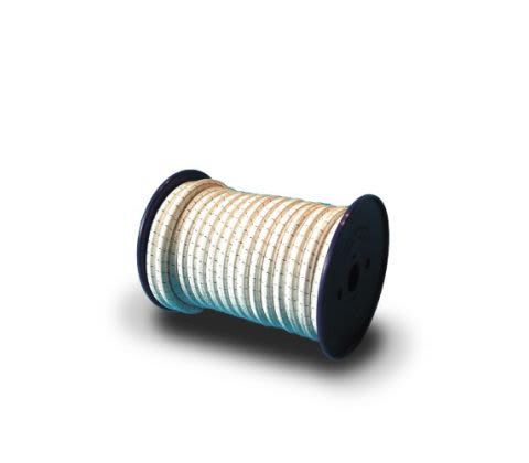 Strikk hvit 4mm rull 200 m