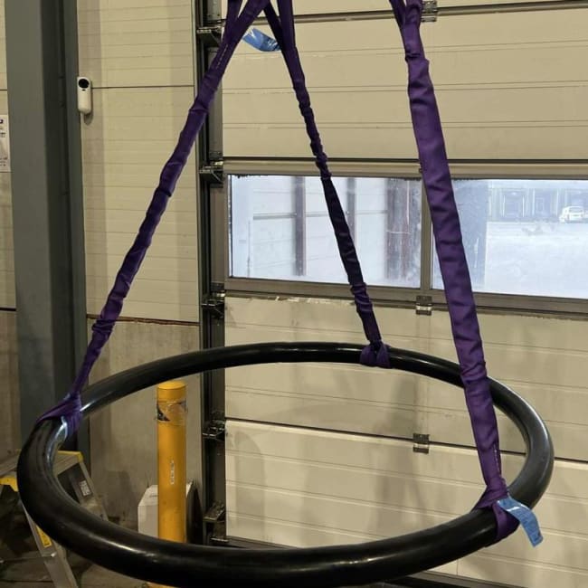 Catchlice Lodd Ø120 cm PVC belagt 95 kg.  3 stk rundsling