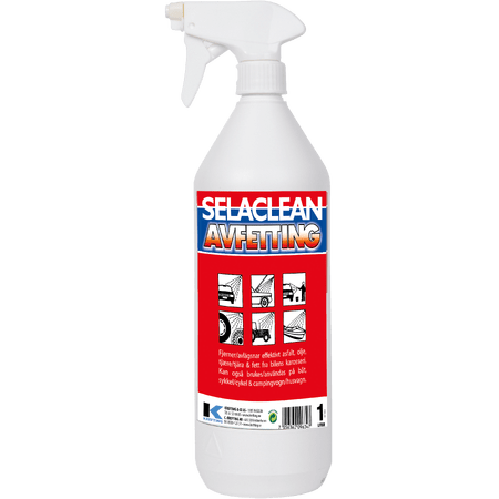 Selaclean avfetting