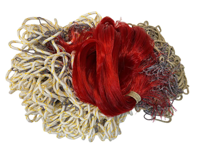 Piggvargarn 135mm rød