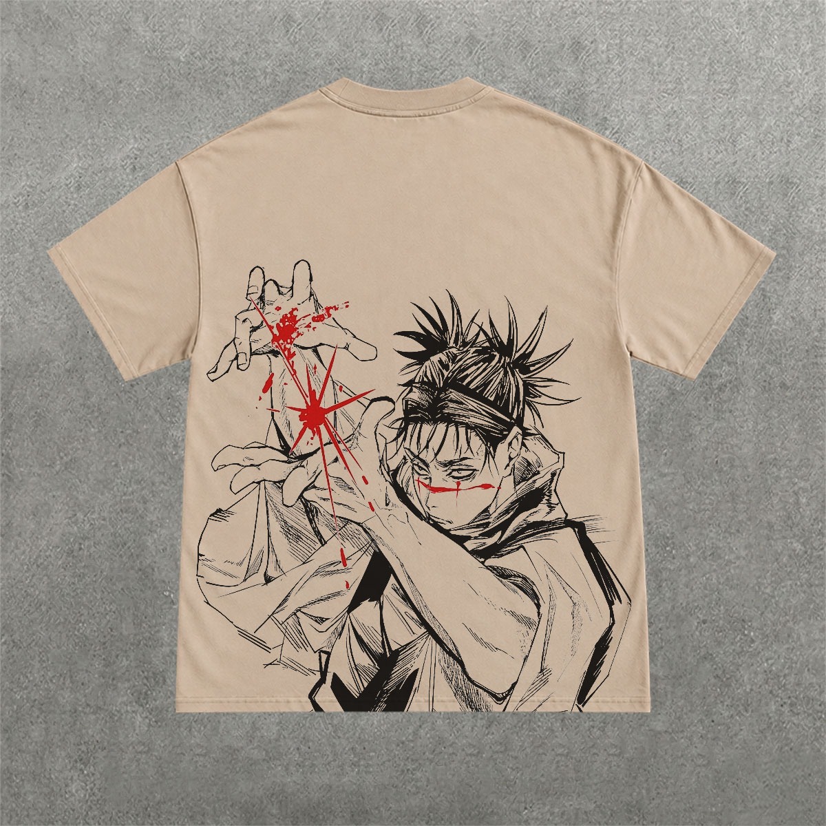 Deez Prints ANIME1 REGULAR OVERSIZED TEE photo 3