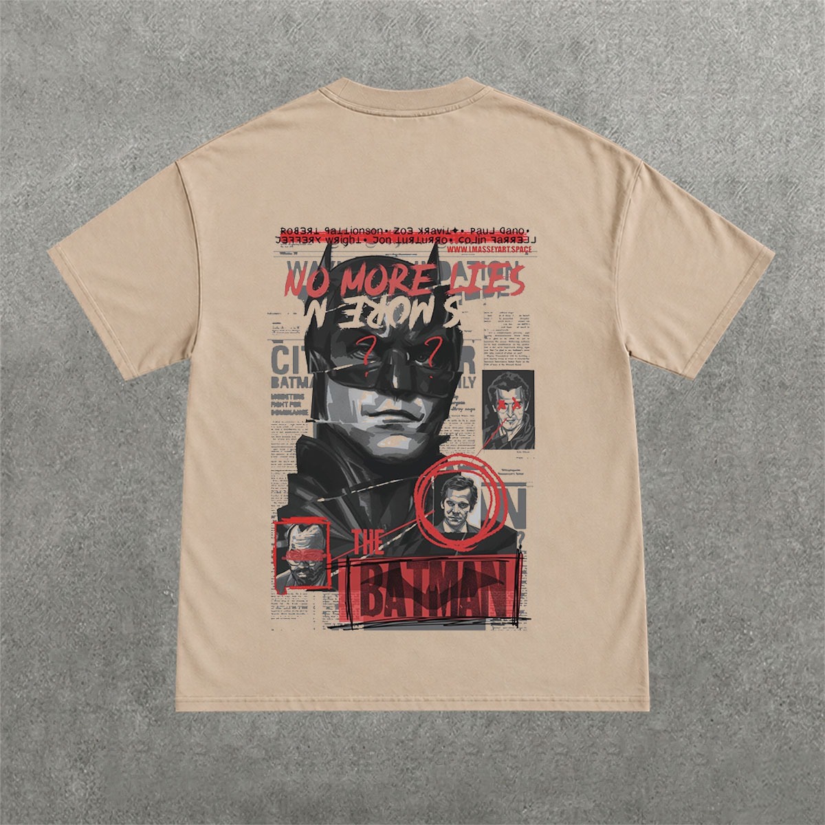 Deez Prints BATMAN1 REGULAR OVERSIZED TEE photo 3