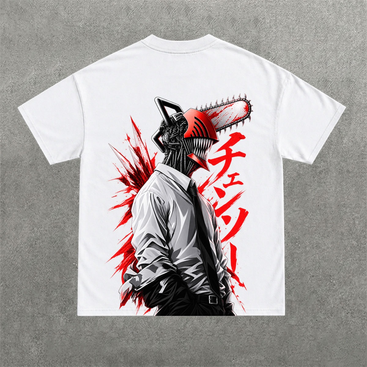 Deez Prints CHAINSAW 1 REGULAR OVERSIZED TEE photo 6