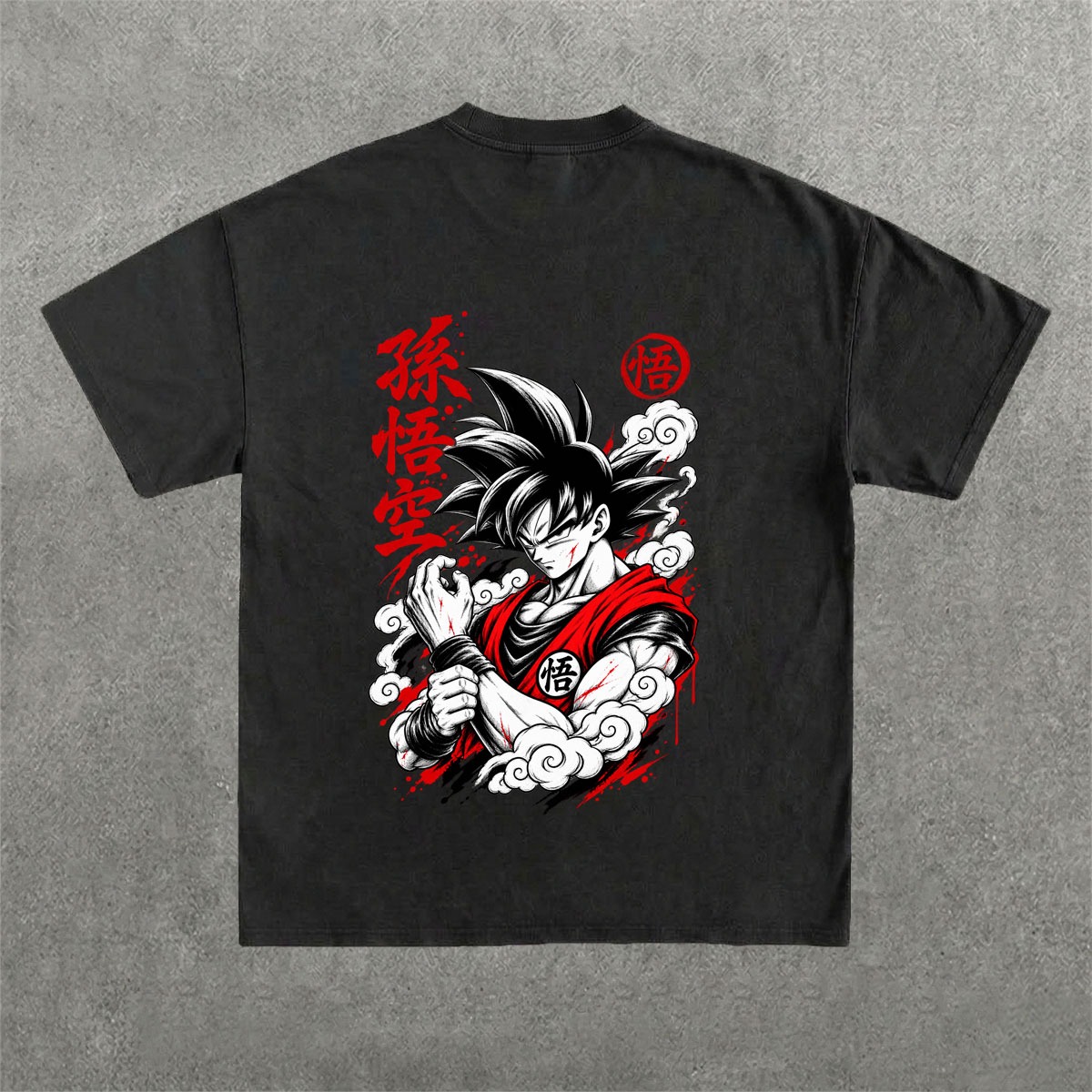 Deez Prints DBZ 7 REGULAR OVERSIZED TEE — regular view 1
