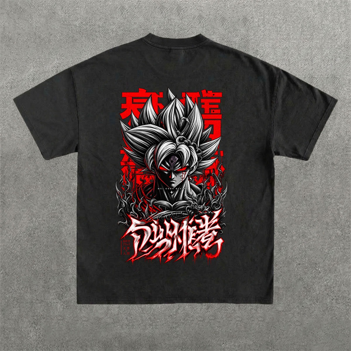 Deez Prints DBZ 8 REGULAR OVERSIZED TEE — regular view 1