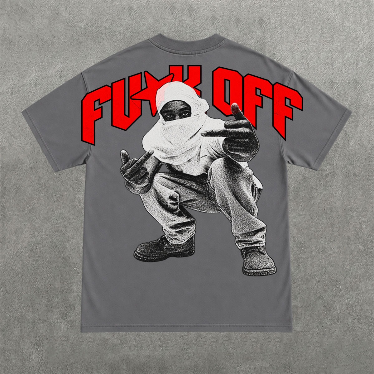 Deez Prints FUCK REGULAR OVERSIZED TEE photo 5