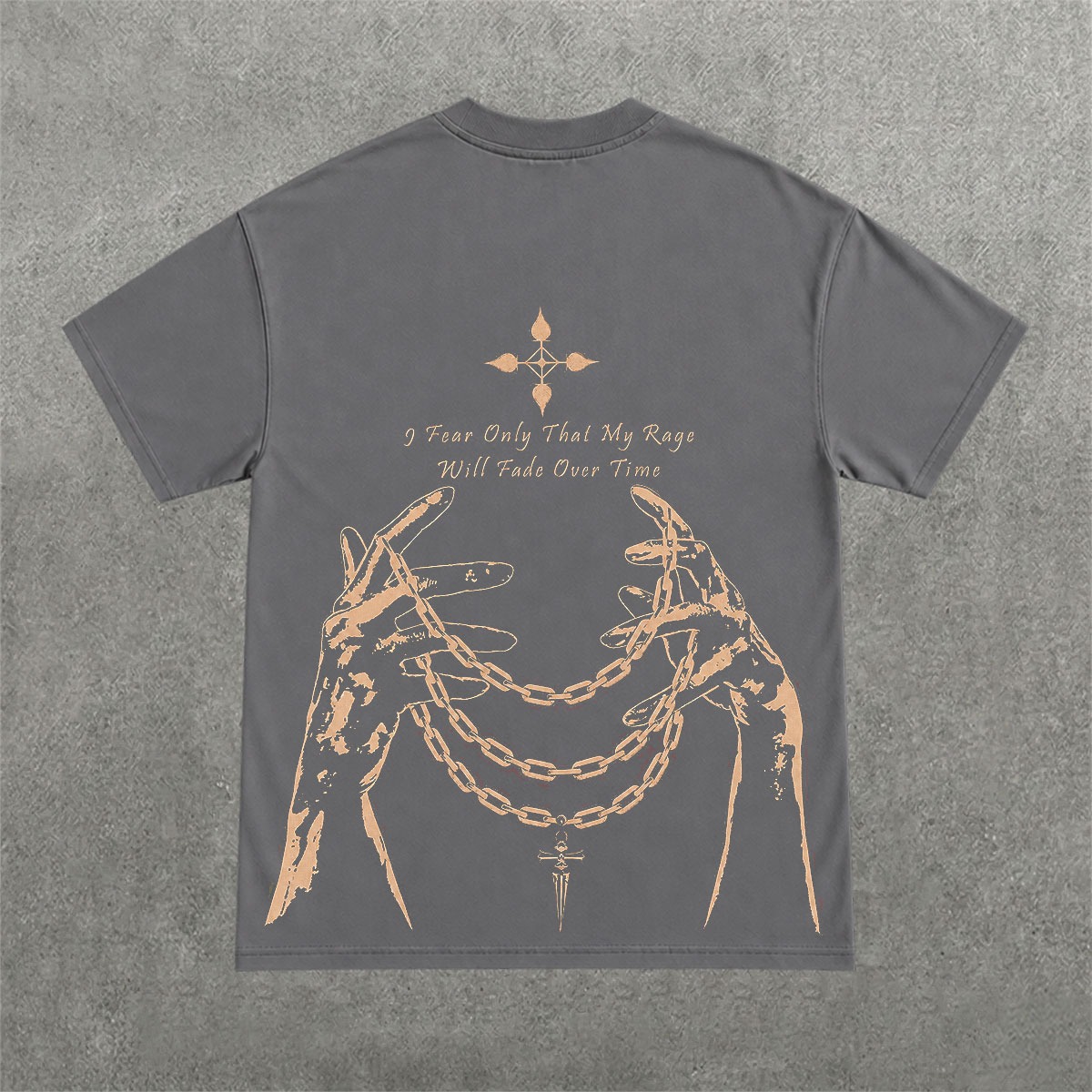 Deez Prints HANDS REGULAR OVERSIZED TEE photo 2