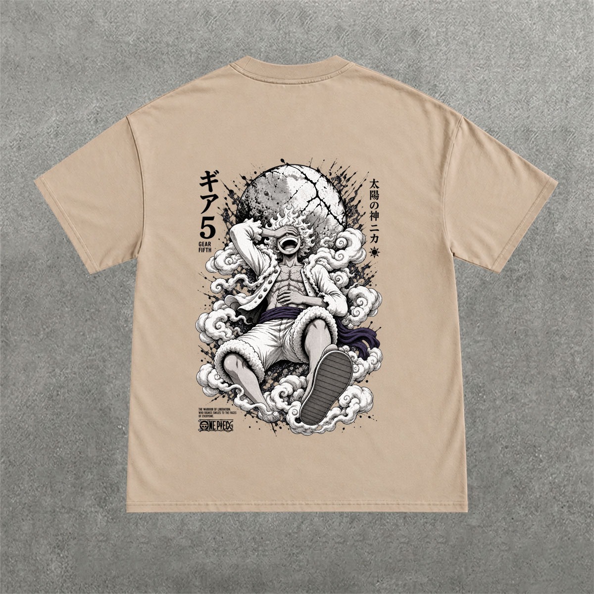 Deez Prints LUFFY 1 REGULAR OVERSIZED TEE — regular view 1
