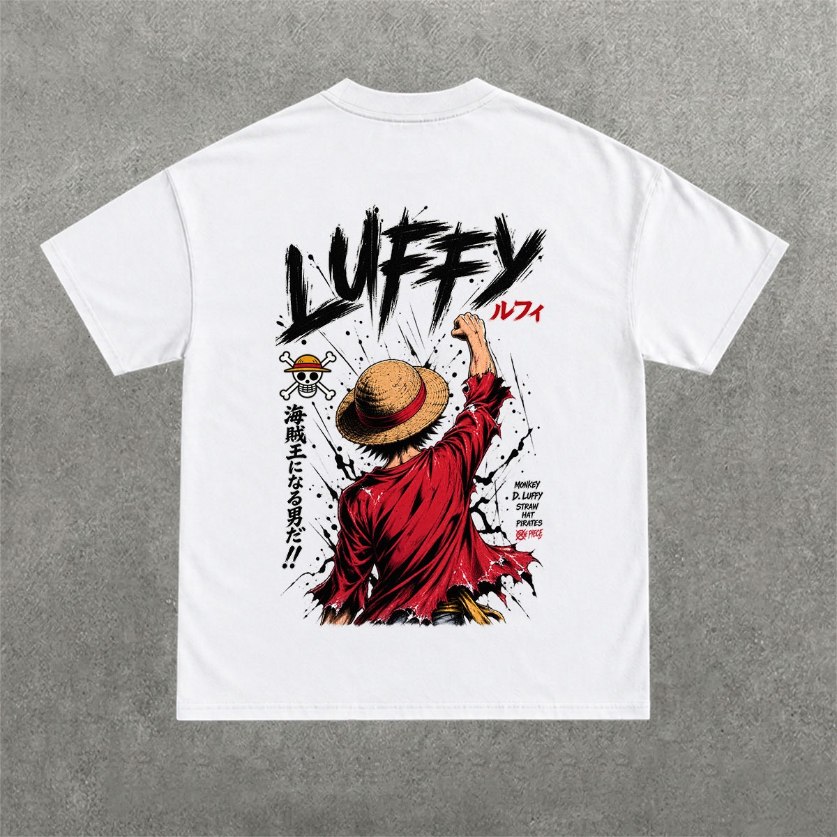 Deez Prints LUFFY 3 REGULAR OVERSIZED TEE photo 2
