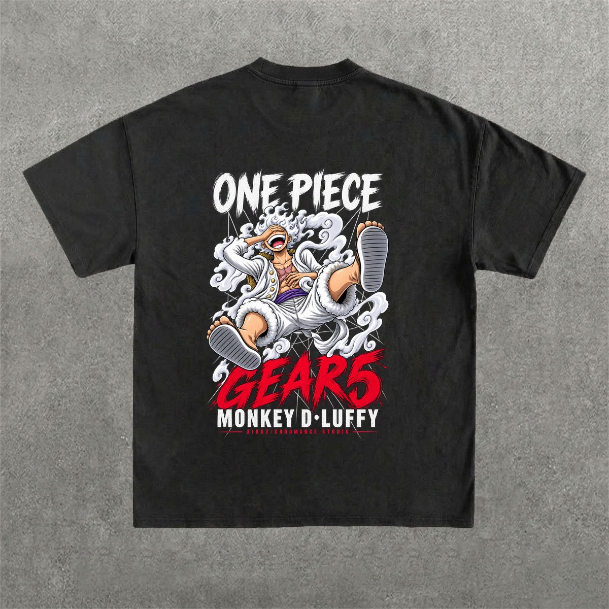 Deez Prints LUFFY 2 REGULAR OVERSIZED TEE — regular view 1