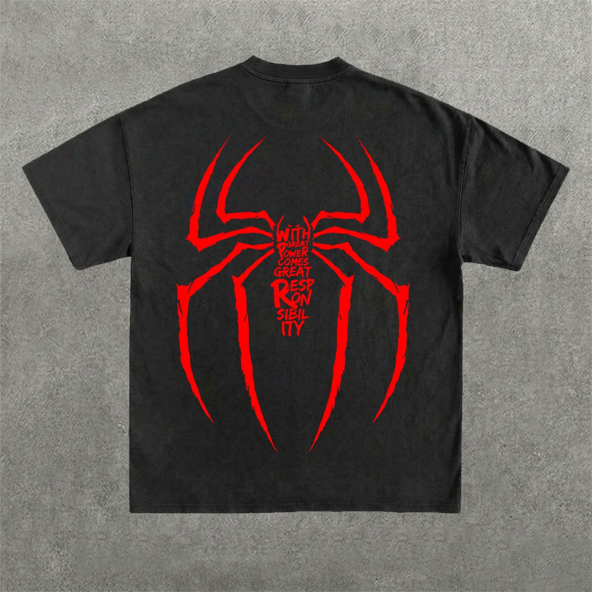 Deez Prints RESPONSIBILITY REGULAR OVERSIZED TEE photo 5