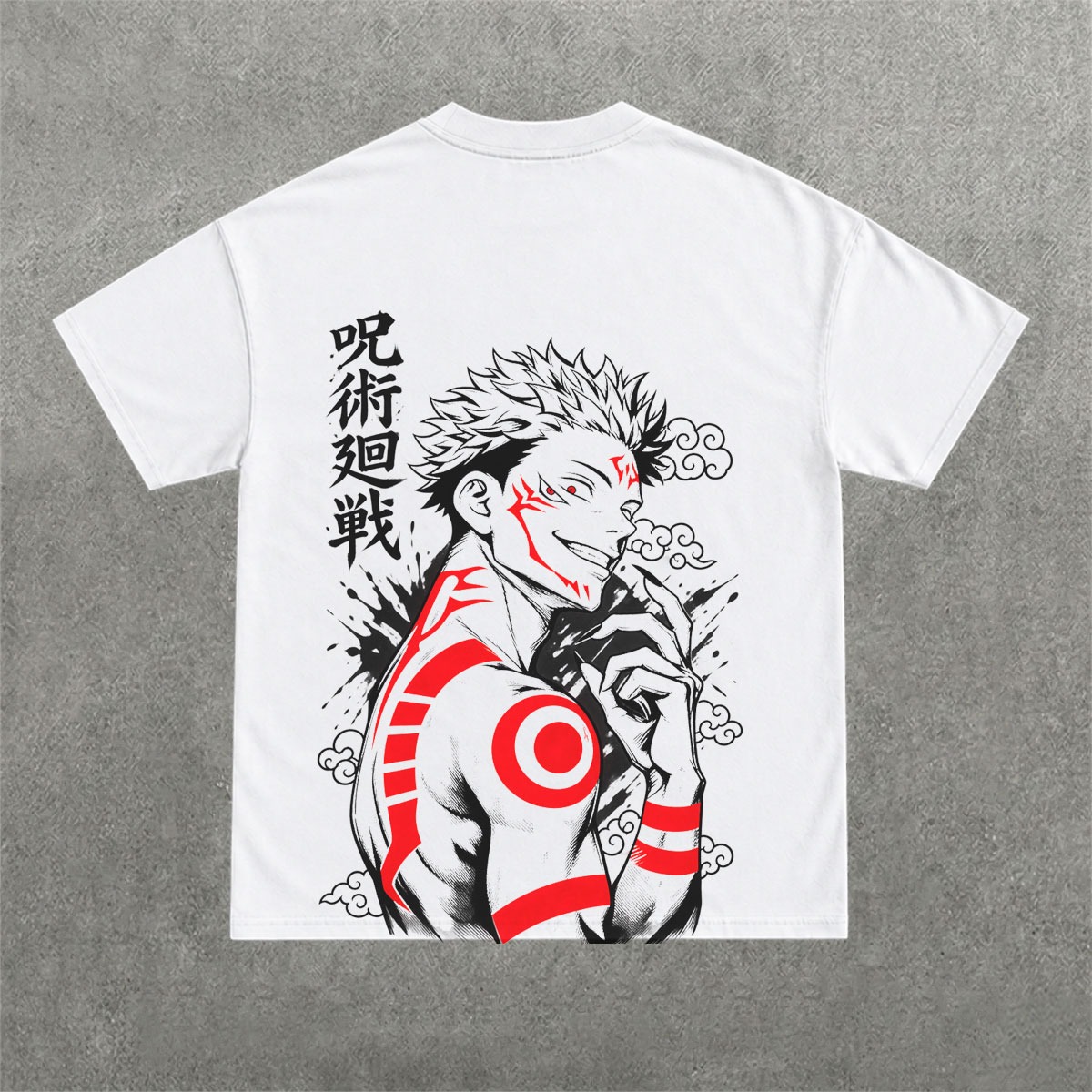 Deez Prints SUKUNA REGULAR OVERSIZED TEE photo 3