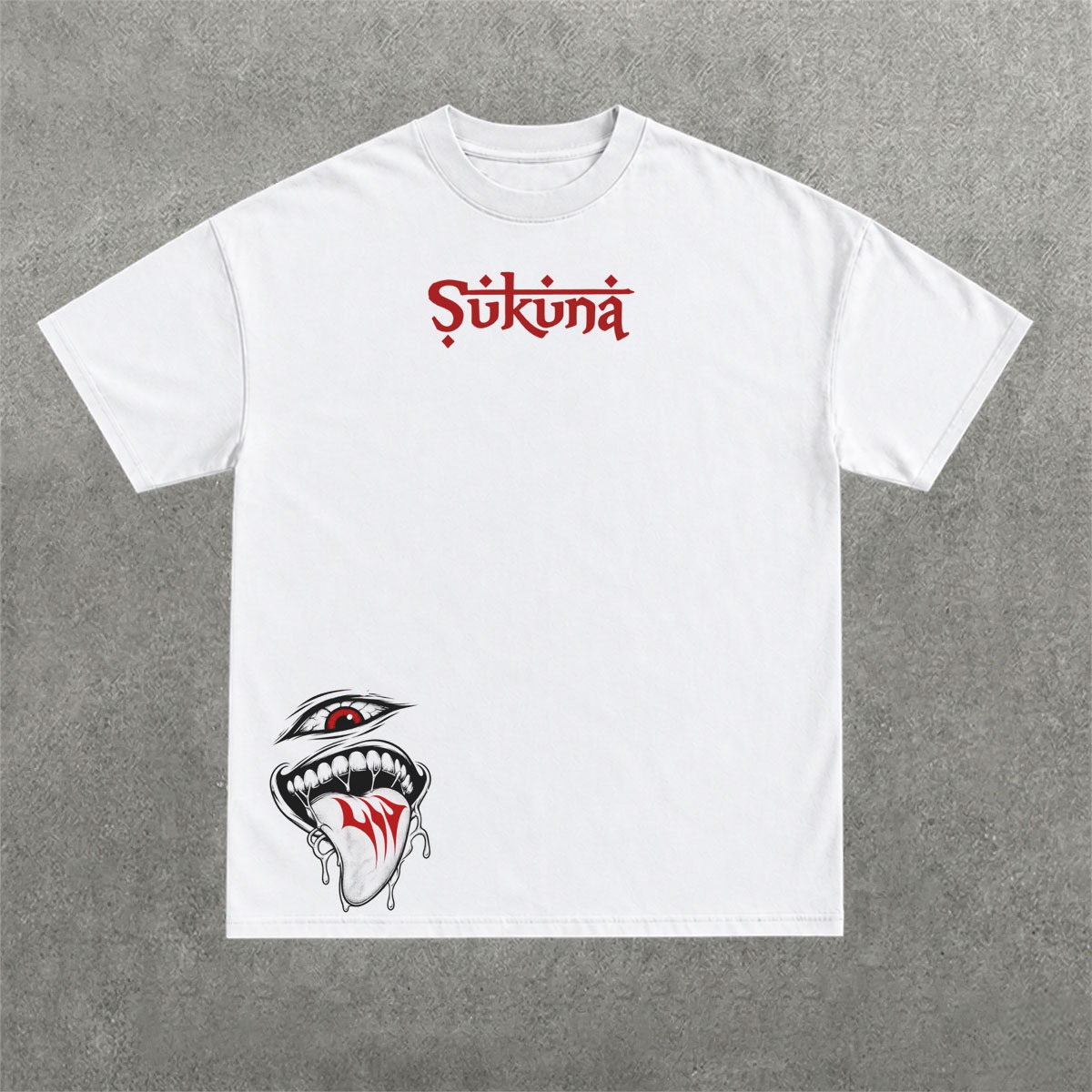 Deez Prints SUKUNA REGULAR OVERSIZED TEE photo 2