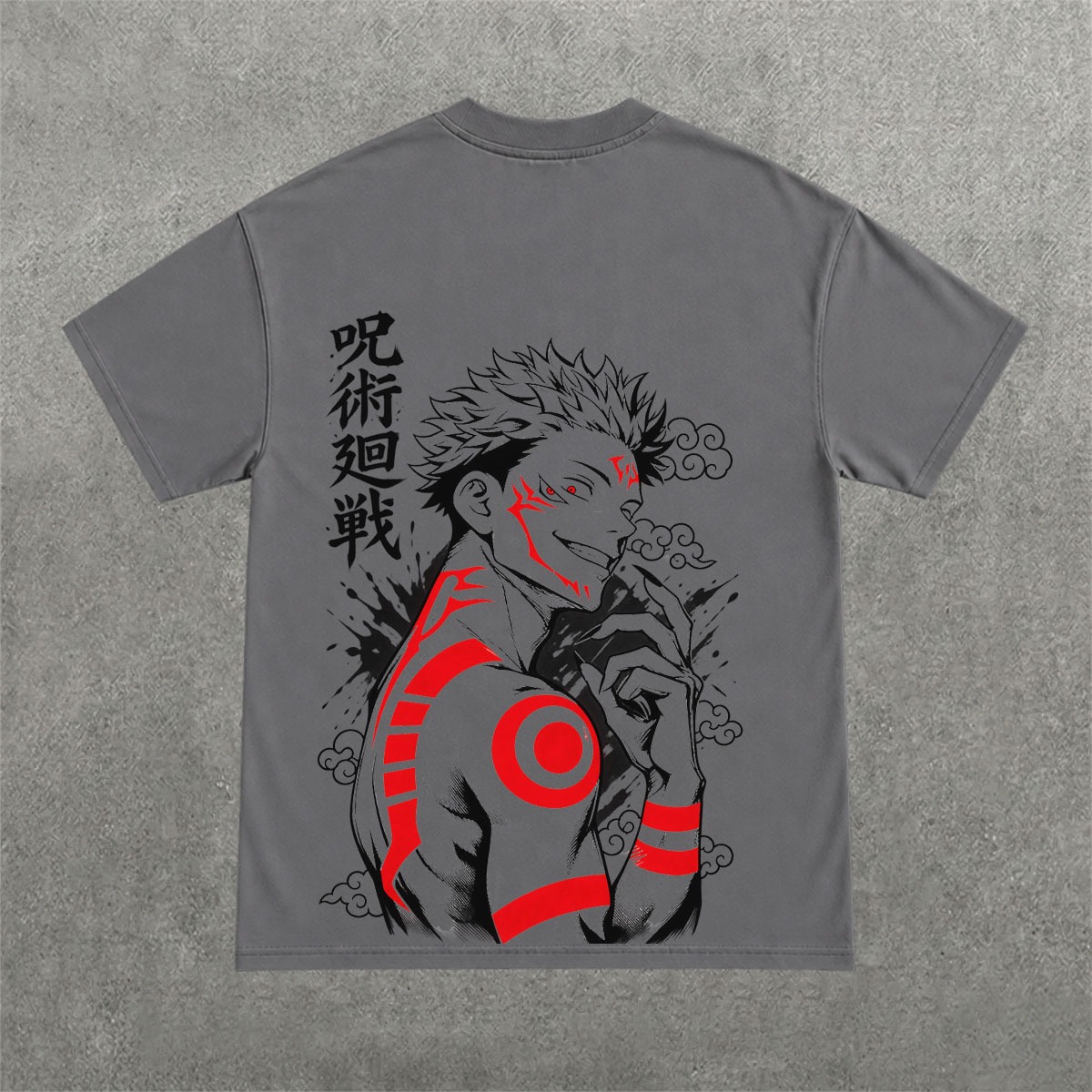 Deez Prints SUKUNA REGULAR OVERSIZED TEE photo 7