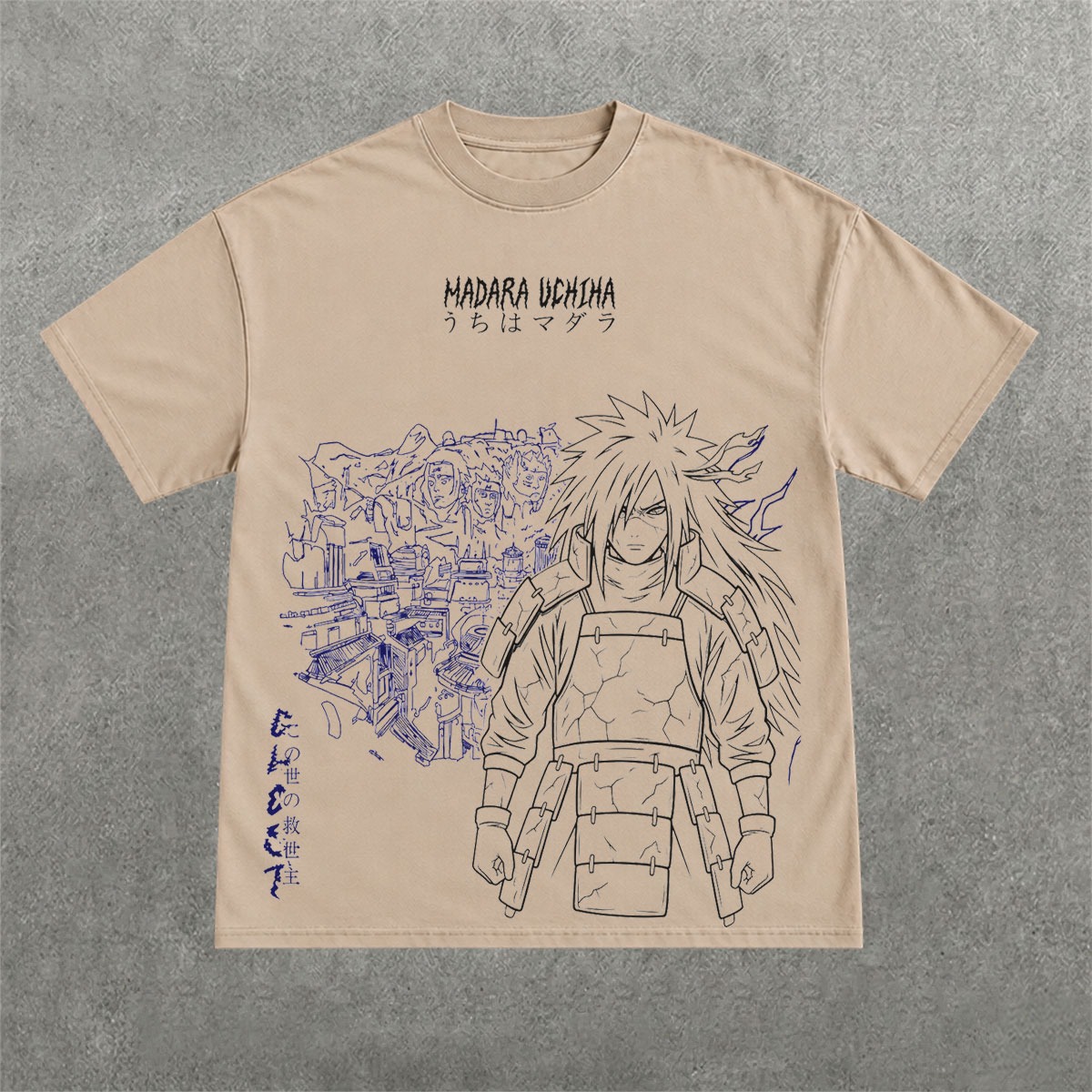 Deez Prints UCHIHA 1 REGULAR OVERSIZED TEE — regular view 1