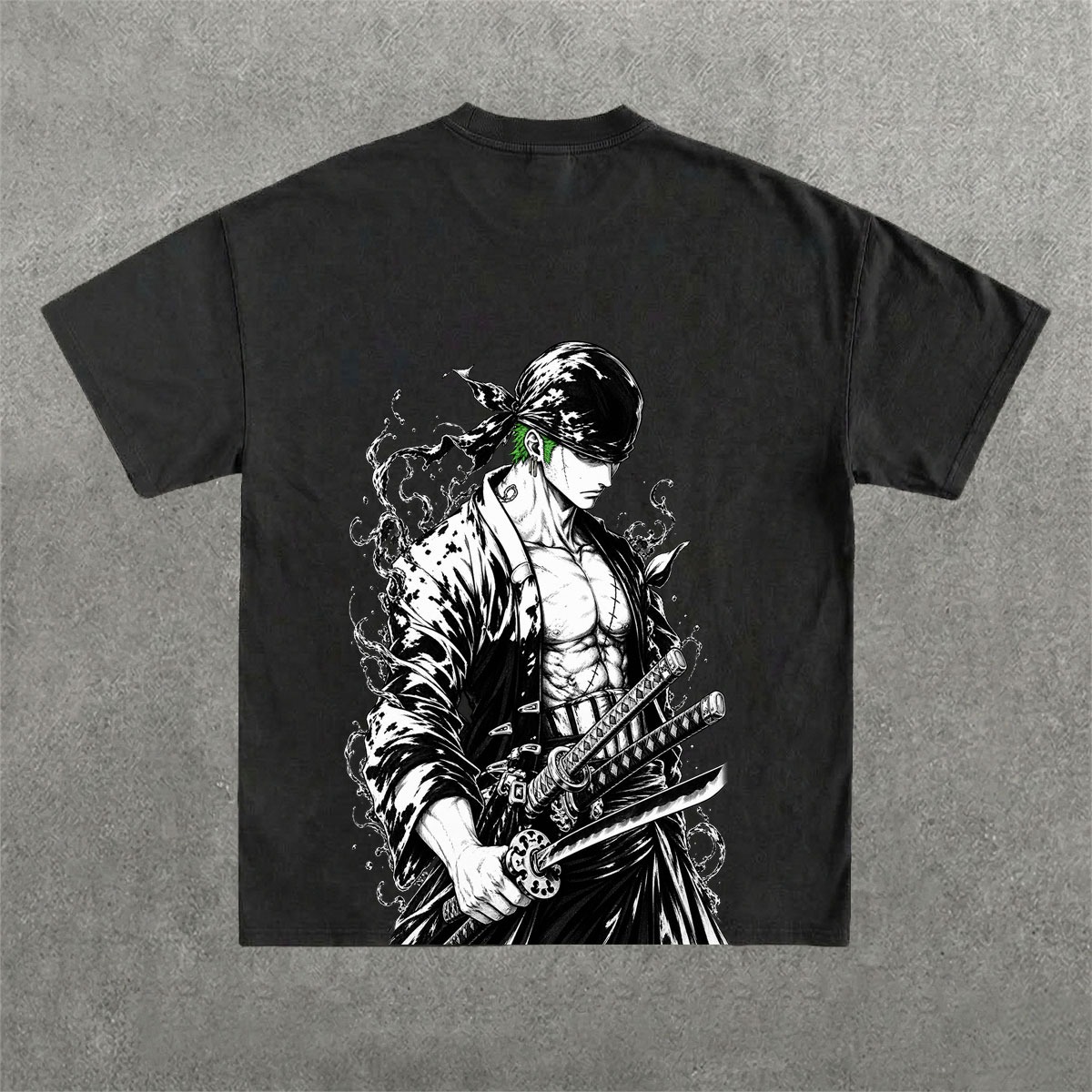 Deez Prints ZORO 1 REGULAR OVERSIZED TEE — regular view 1