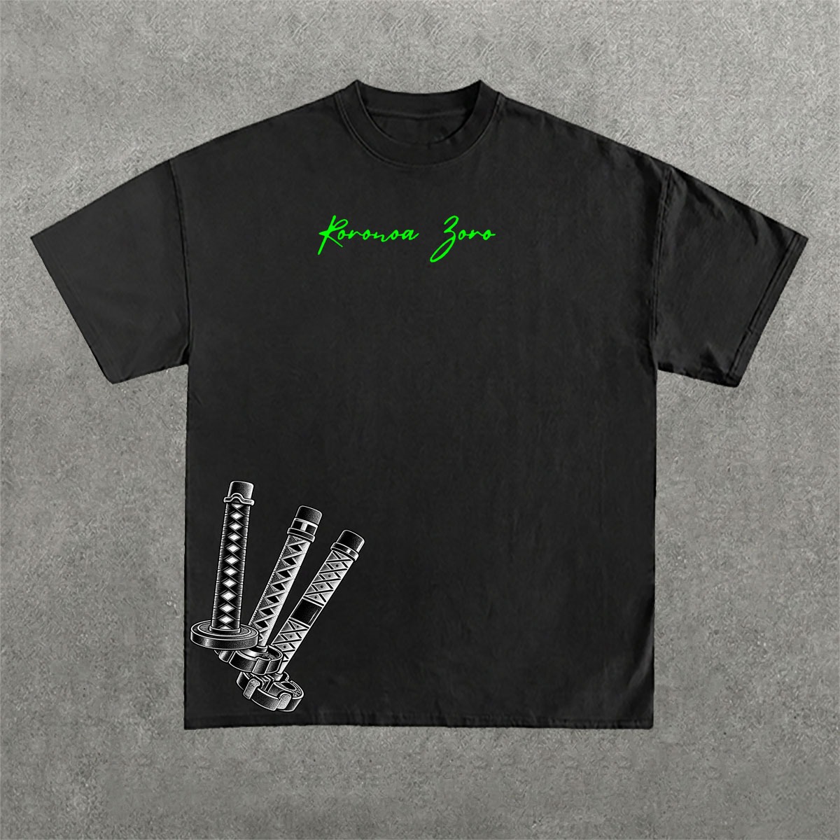 Deez Prints ZORO 1 REGULAR OVERSIZED TEE photo 3