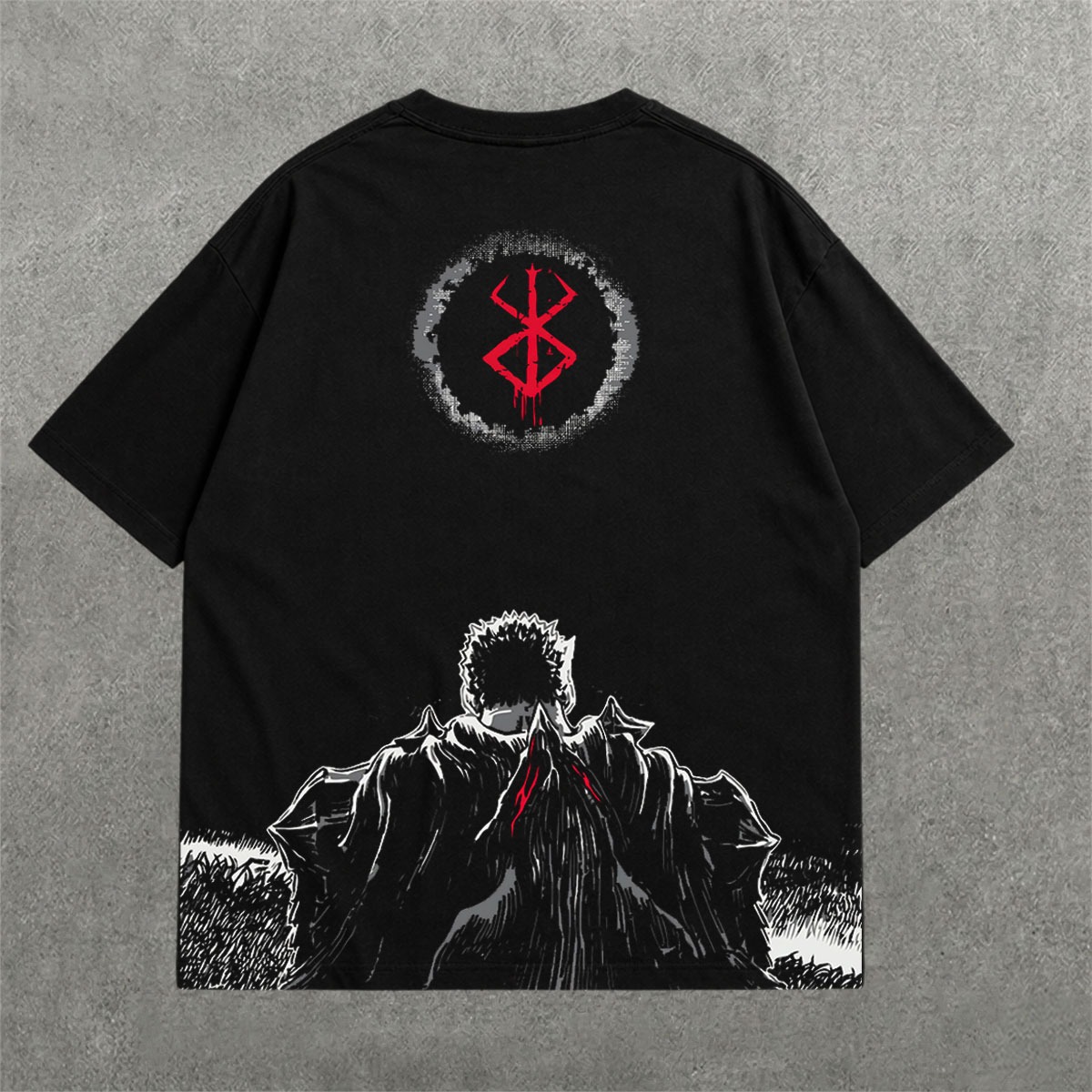 Deez Prints BERSERK 2 DROP SHOULDER TEE — drop shoulder view 1