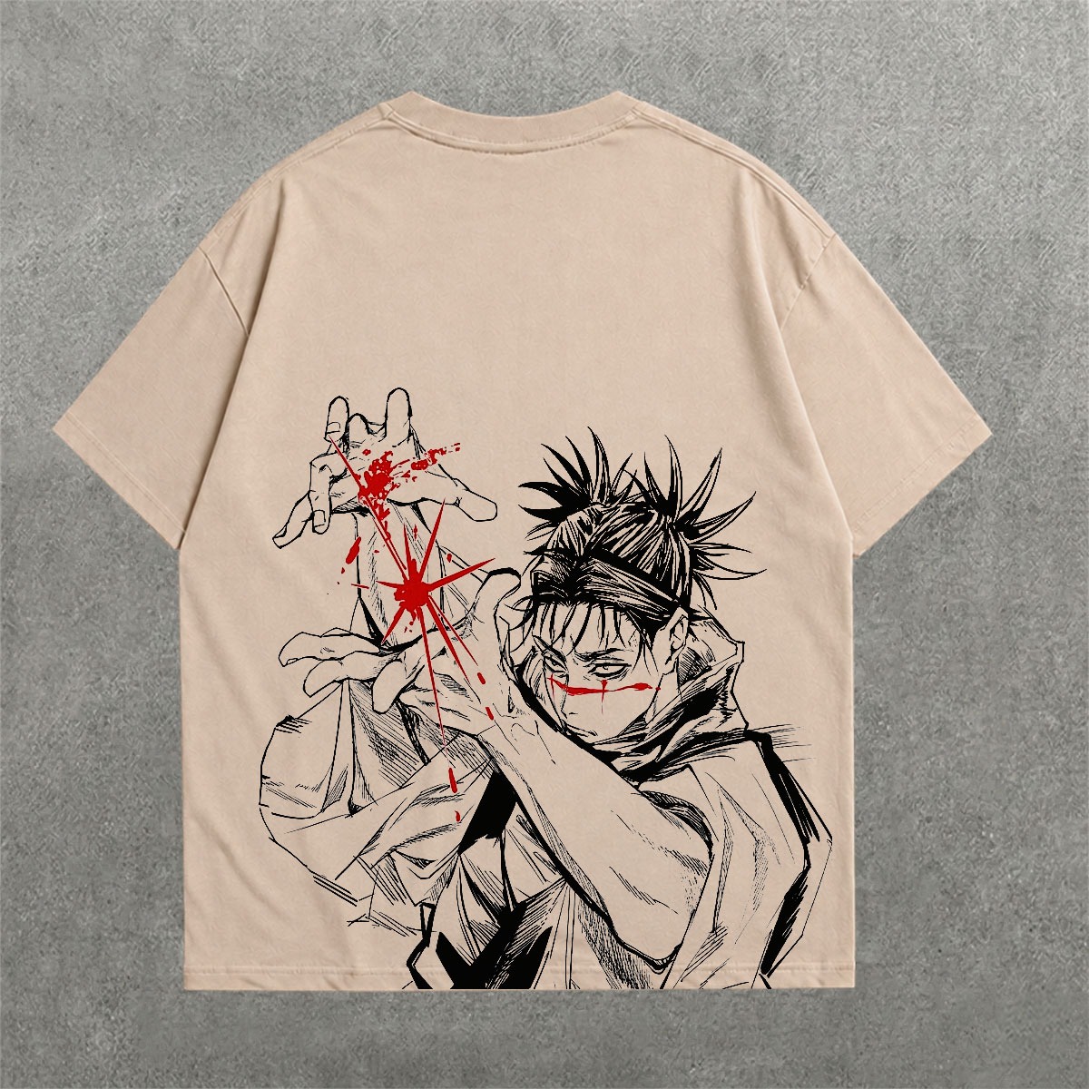Deez Prints CURSE DROP SHOULDER TEE photo 2