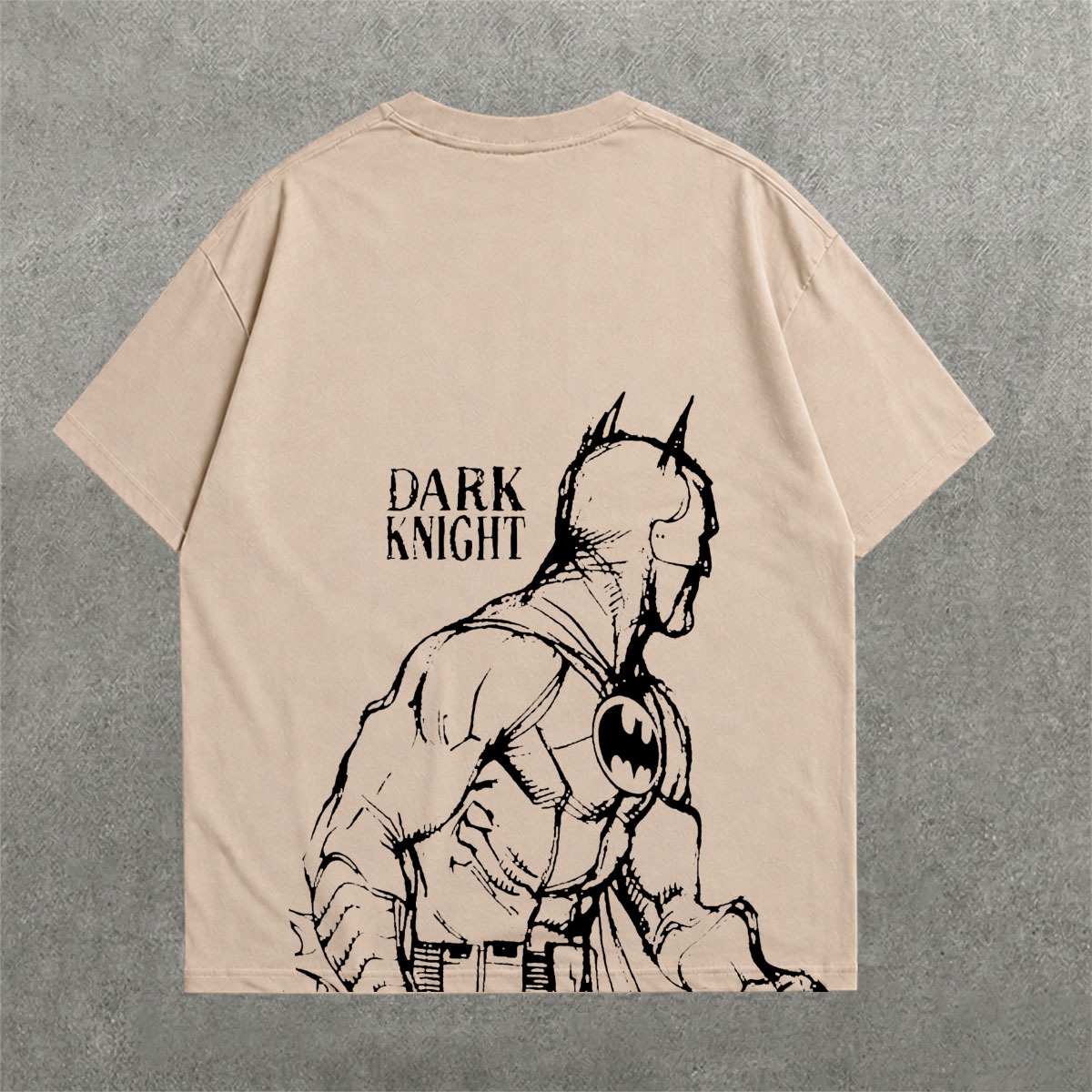 Deez Prints DARK KNIGHT DROP SHOULDER TEE photo 3
