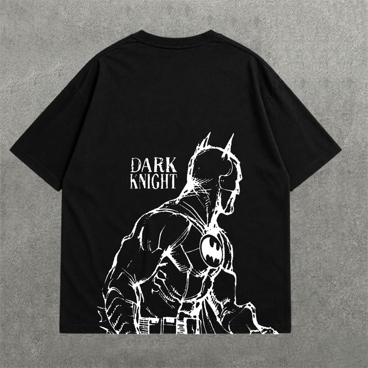 Deez Prints DARK KNIGHT DROP SHOULDER TEE photo 2