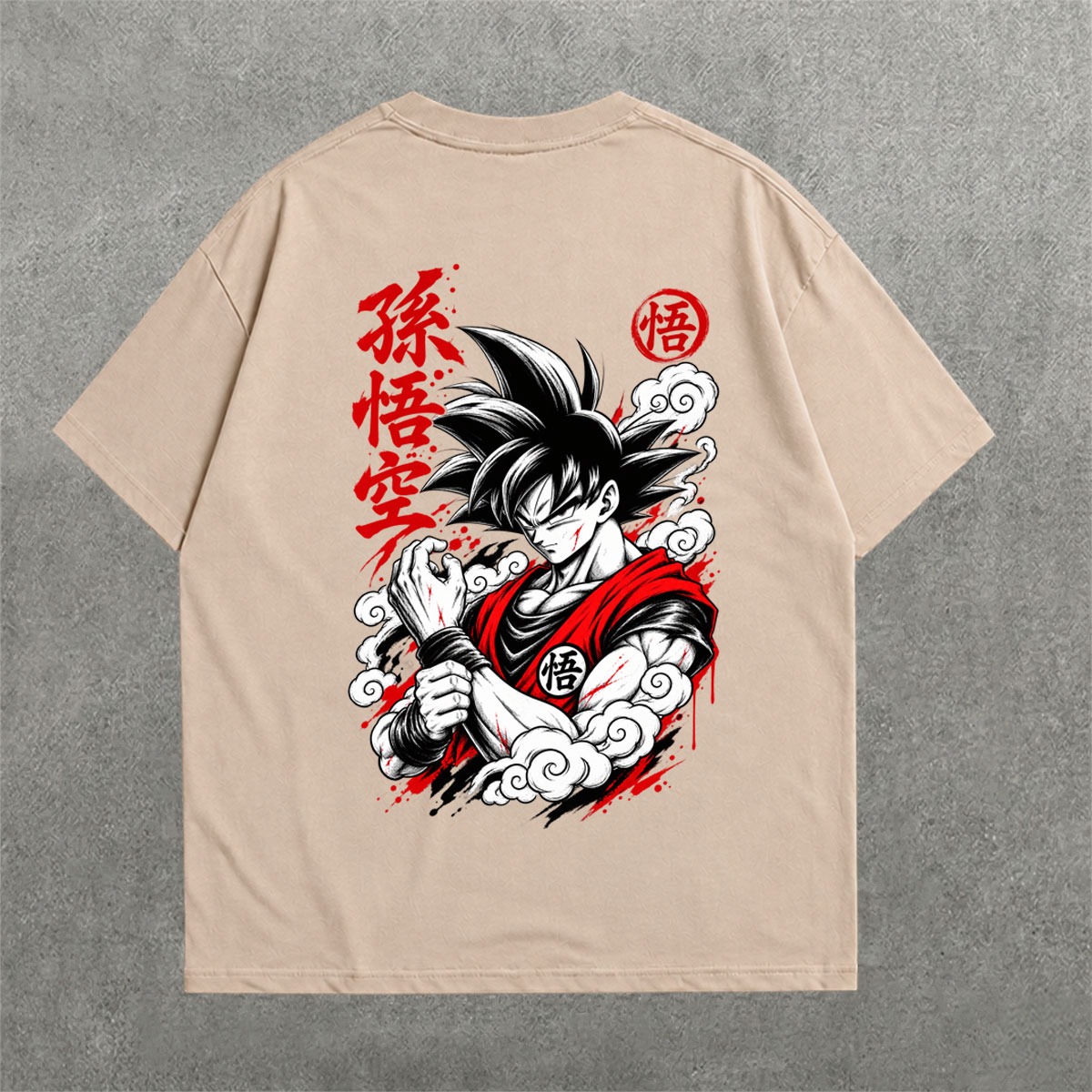 Deez Prints DBZ 5 DROP SHOULDER TEE — drop shoulder view 1