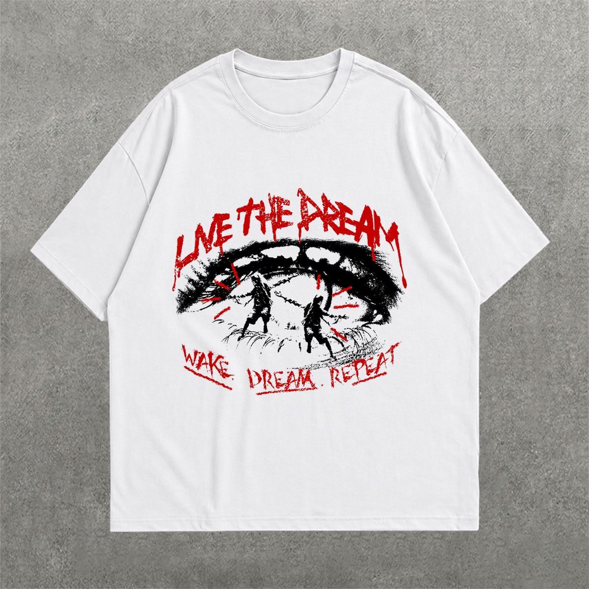 Deez Prints EYE DROP SHOULDER TEE photo 2