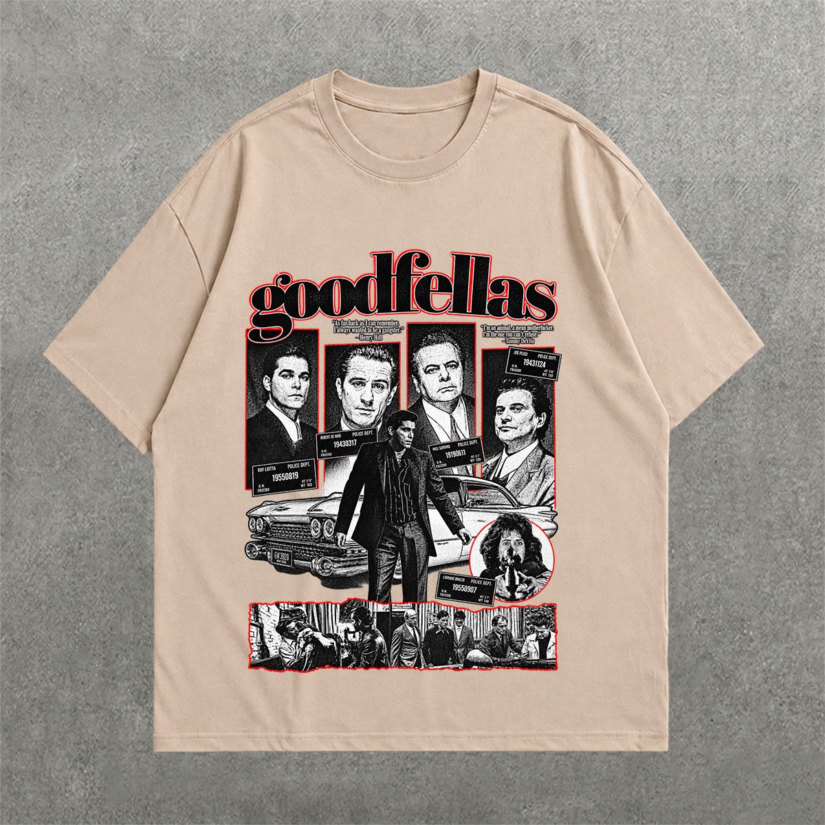 Deez Prints GOODFELLAS DROP SHOULDER TEE photo 2