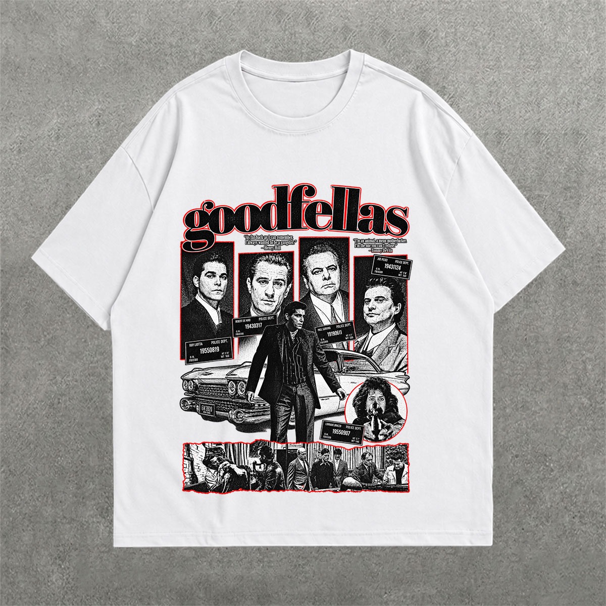 Deez Prints GOODFELLAS DROP SHOULDER TEE photo 3
