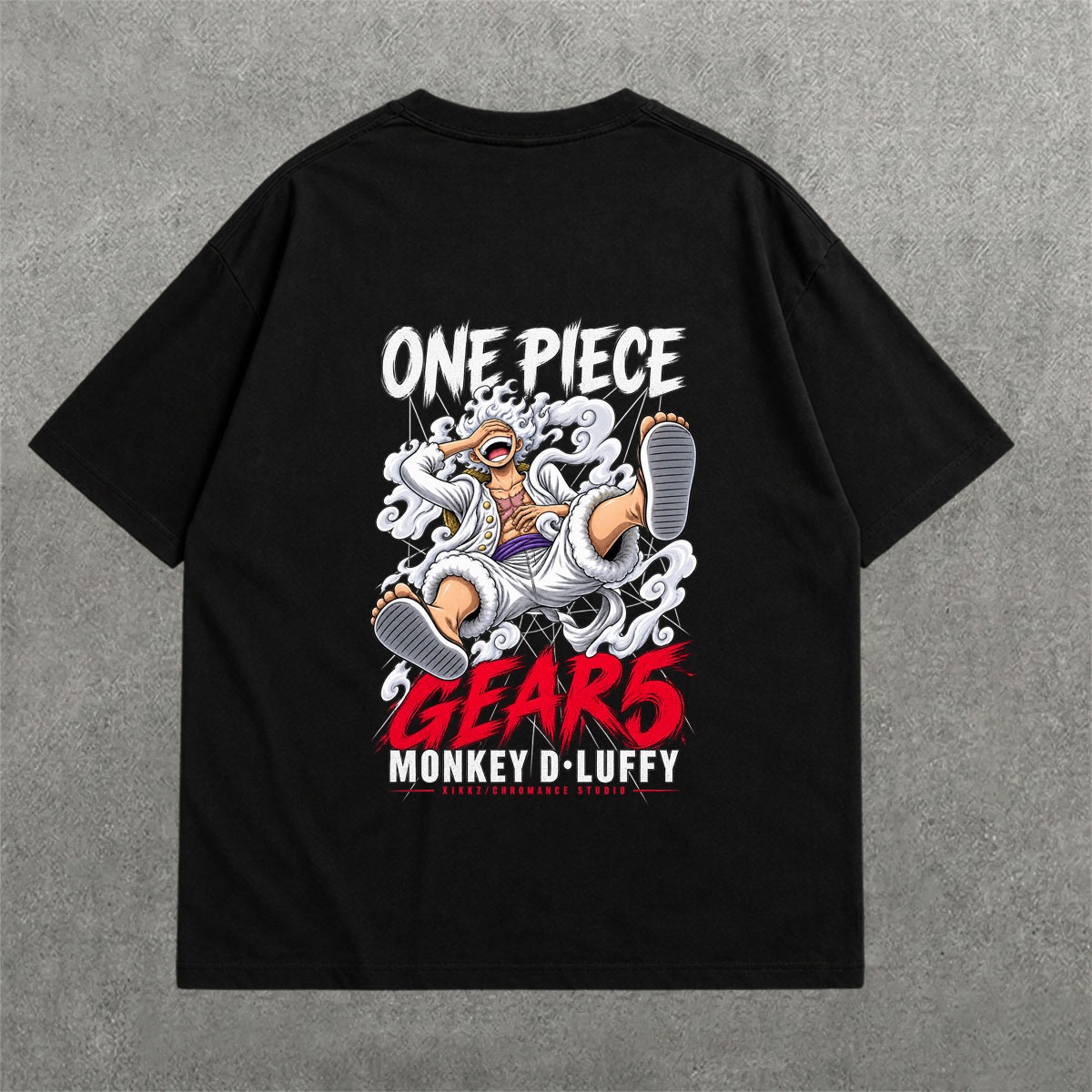 Deez Prints LUFFY 1 DROP SHOULDER TEE photo 2