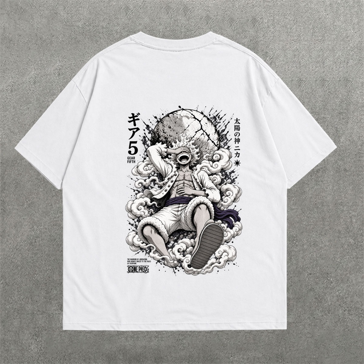 Deez Prints LUFFY 1 DROP SHOULDER TEE photo 3