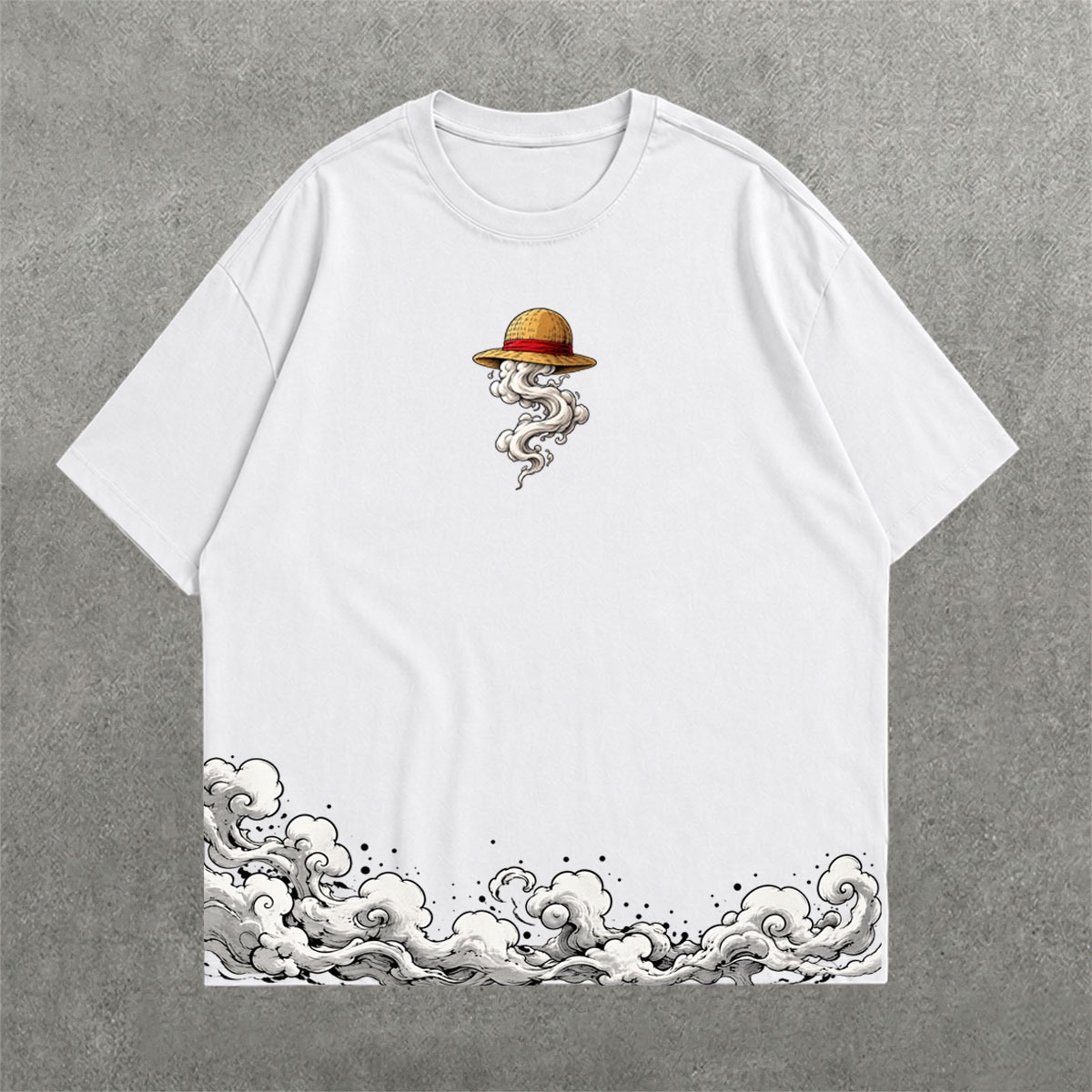 Deez Prints LUFFY 1 DROP SHOULDER TEE photo 7