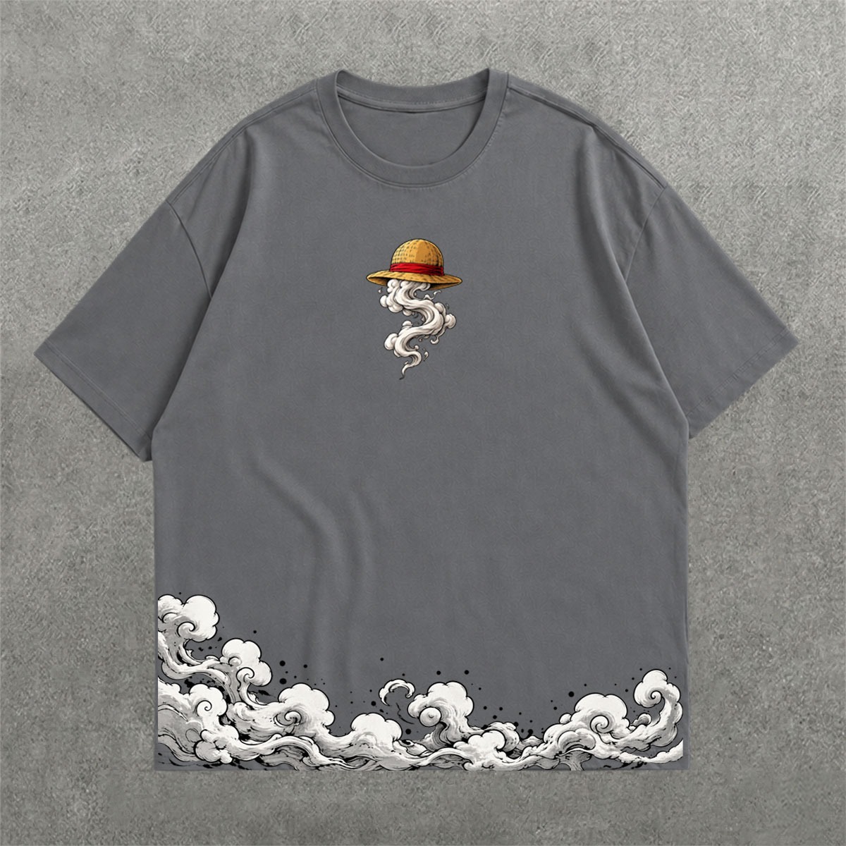 Deez Prints LUFFY 1 DROP SHOULDER TEE photo 8