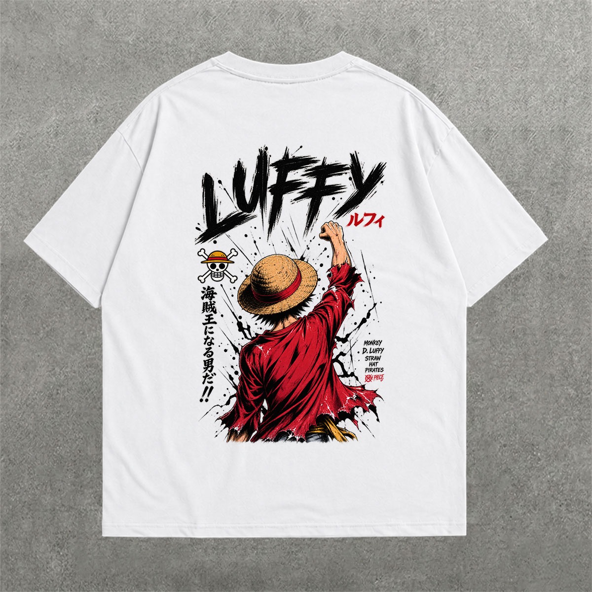 Deez Prints LUFFY 2 DROP SHOULDER TEE photo 2